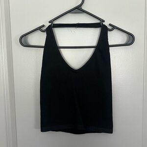 Urban Outfitters Women’s Halter Black Crop Top